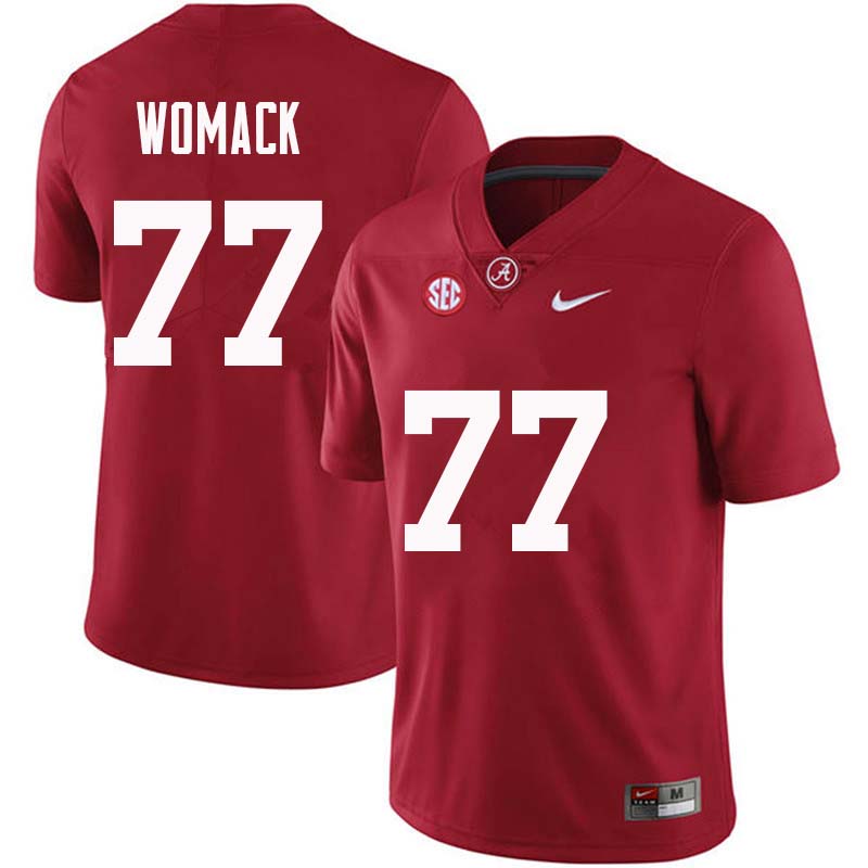 Alabama Crimson Tide Men's Matt Womack #77 Crimson NCAA Nike Authentic Stitched College Football Jersey CX16D42ES